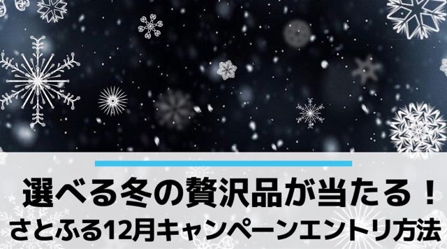 さとふるで当たる冬の贅沢品キャンペーン(12月)