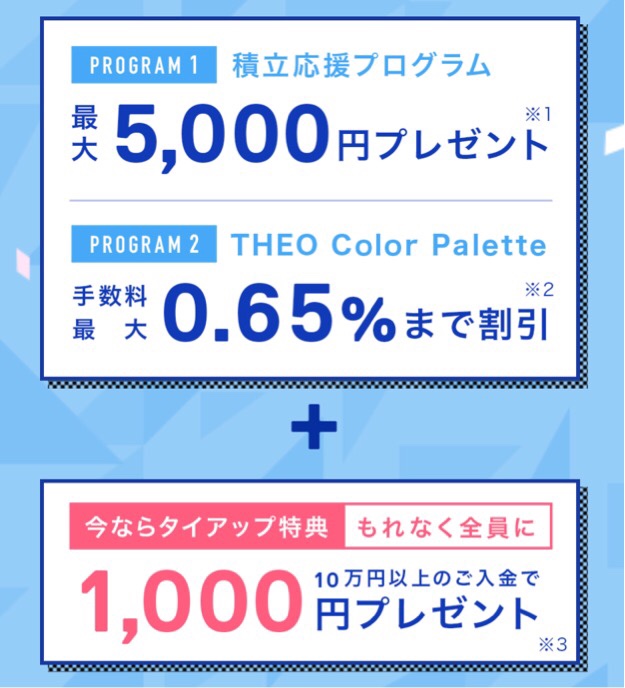 テオ(TEHO)限定タイアップキャンペーン
